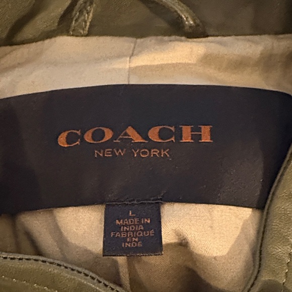 Coach Olive Leather Jacket - Picture 2 of 3
